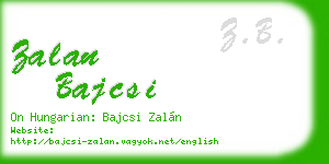 zalan bajcsi business card